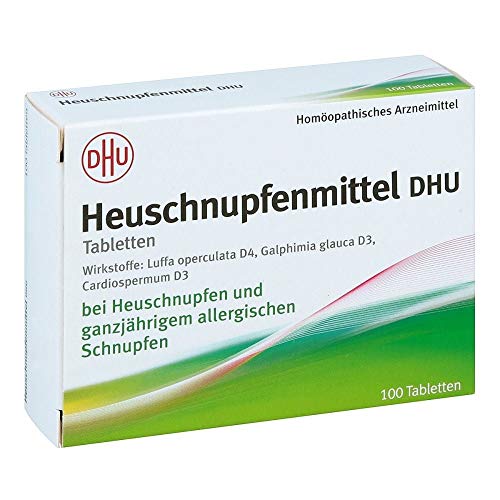 DHU Heuschnupfenmittel – macht nicht müde – hilft Augen und Nase, 100 St. Tabletten