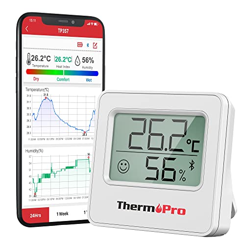 ThermoPro TP357 80m Bluetooth Hygrometer Raumthermometer